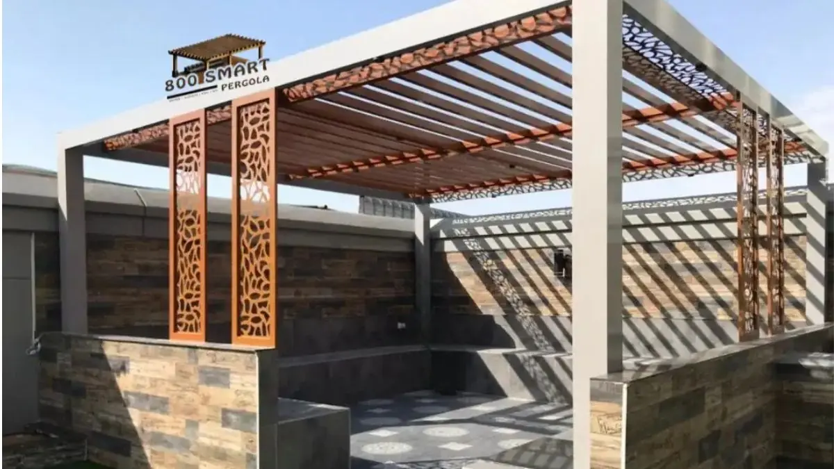 CNC Cut Design Pergola