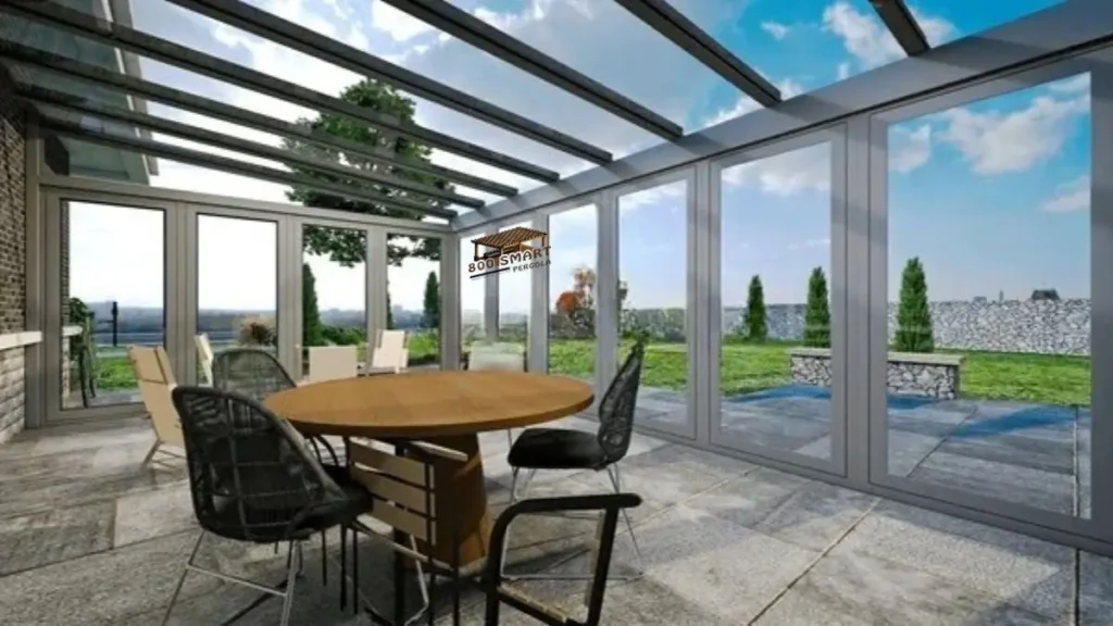 Glass Room Pergola